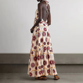 Summer Bohemian Tropical Floral Dress