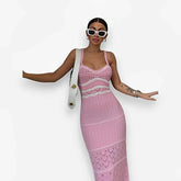 Slim Hip-Wrapped Fishtail Dress