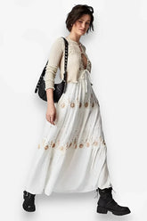 V-Neck Sleeveless Backless Summer Maxi Dress