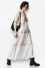 V-Neck Sleeveless Backless Summer Maxi Dress