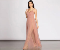 Devon Tulle Stylish A-Line Dress