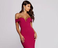 Emerson Formal Stylish Lattice Mermaid Dress