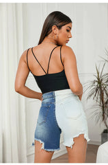 Slim Stitching High Waist Pencil Pants