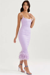 Lillian Spaghetti Strap Backless Long Dress