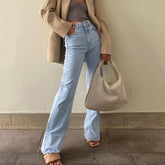 Spring Outfits Casual Fashion Straight Leg Women'S Jeans Denim Bottom Harajuku Boyfriend Long High Waist Baggy Jeans Fall Pants