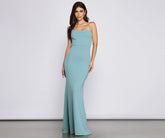Claudette Formal Stylish Lace-Up Mermaid Dress