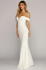 Emerson Formal Stylish Lattice Mermaid Dress