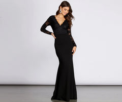 Luciana Formal Stylish Lace Mermaid Dress
