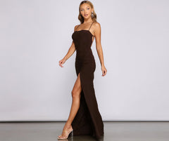 Gretchen Formal Stylish Lace-Up Dress