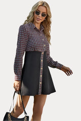 Slim Stitching Fake Two-Piece Dress