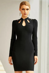 Black Evening Bandage Dress