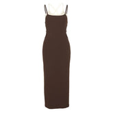 Cross Back Hollow Out Backless Cami Cami Dress