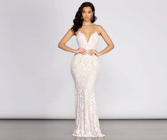 Fritzy Sequin Stylish Mermaid Dress