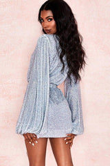 Lantern Sleeves Party Nightclub Dress