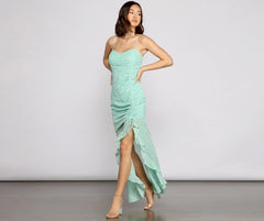 Flowy And Chic Charming Floral Chiffon Maxi Dress