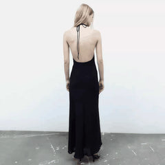 Luna Halter Stylish A-Line Formal Dress