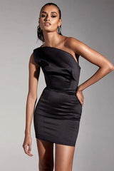 One-Shoulder Party Elegant Dress