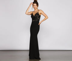 Nicola Scalloped Stylish Lace Mermaid Dress