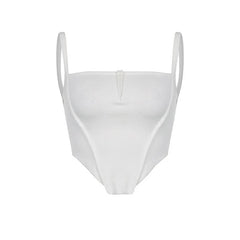 Solid Ribbed Stitch Cami Top