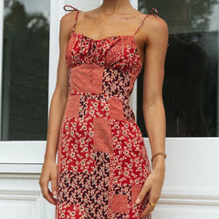 Patchwork Tie Dress