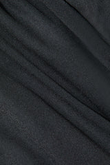 Wrap Ruched Slit Deep Graceful V-Neck Sleeveless Maxi Dress
