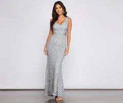 Rosalia Formal Stylish Lace Mermaid Dress
