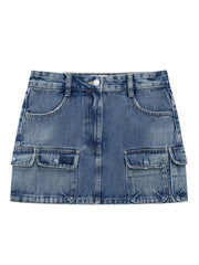Women'S Slim Fit Workwear Denim Skirt