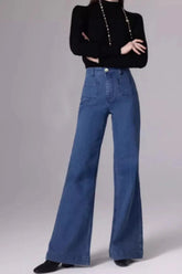 Flared Design Loose Fit Jeans