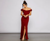Leslie Off-The-Shoulder Stylish Mermaid Dress