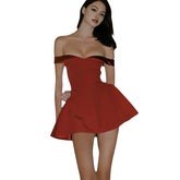 Tube Top Slim A-Line Dress
