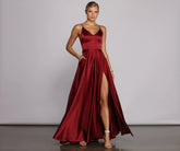 Juliet Formal Stylish High Slit Dress