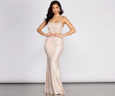 Suzette Lace Stylish Back Sequin Dress