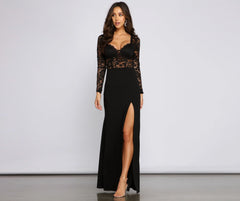 April Formal Stylish Lace Mermaid Dress