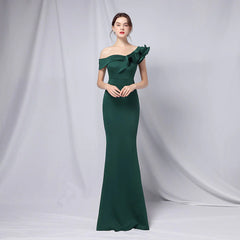 Delana Elegant Formal Charming One Shoulder Dress
