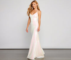 Irene Sequin Stylish Floor-Length Formal Dress