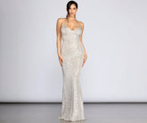 Teagan Elegant Sequin Gown