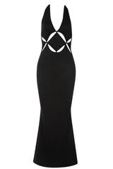 Hollowed Out Slim Fit Hip Dress