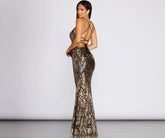 Dulce Sequin Lace Charming Up Formal Gown