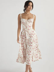 Effortlessly Enchanting Stylish Floral Maxi Dress