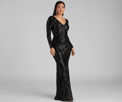 Ireland Formal Stylish Sequin Mermaid Dress