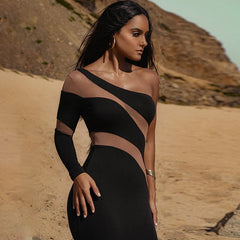 American Transparent Bodycon Dress