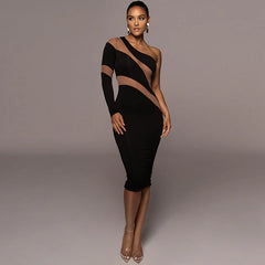 American Transparent Bodycon Dress