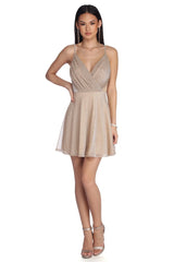 Zoey Formal Stylish Lurex Party Dress
