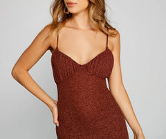 Camille Glitter Stylish Knit Mermaid Dress