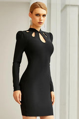 Black Evening Bandage Dress
