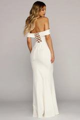 Emerson Formal Stylish Lattice Mermaid Dress