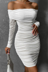 Stella Off Shoulder Mesh Party Dress