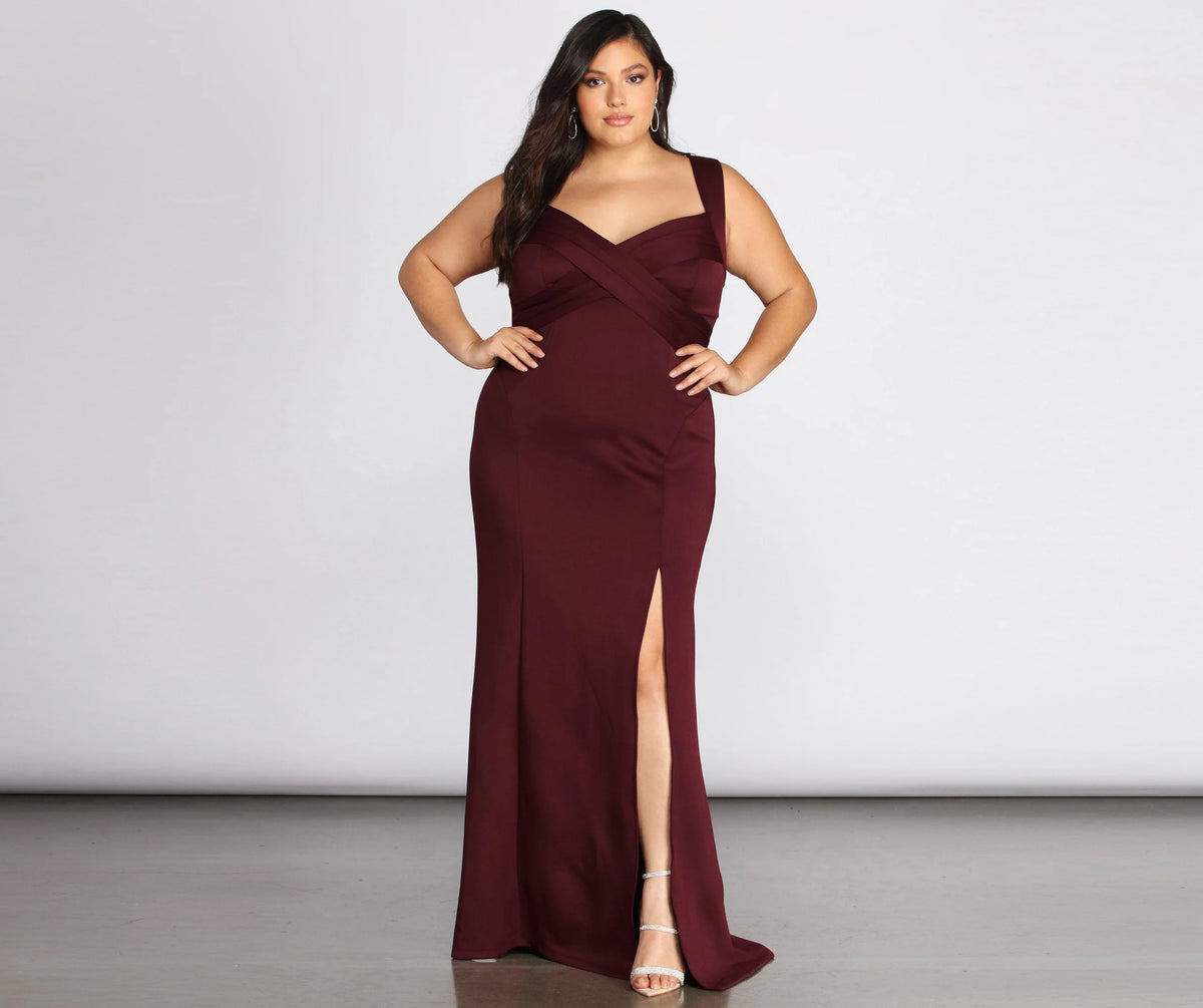 Plus Kyla Stylish Formal Bandage Dress