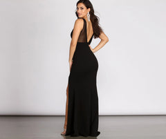 Arden Crepe Stylish Tank Mermaid Dress