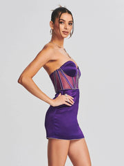 Mesh Chest Strap Dress